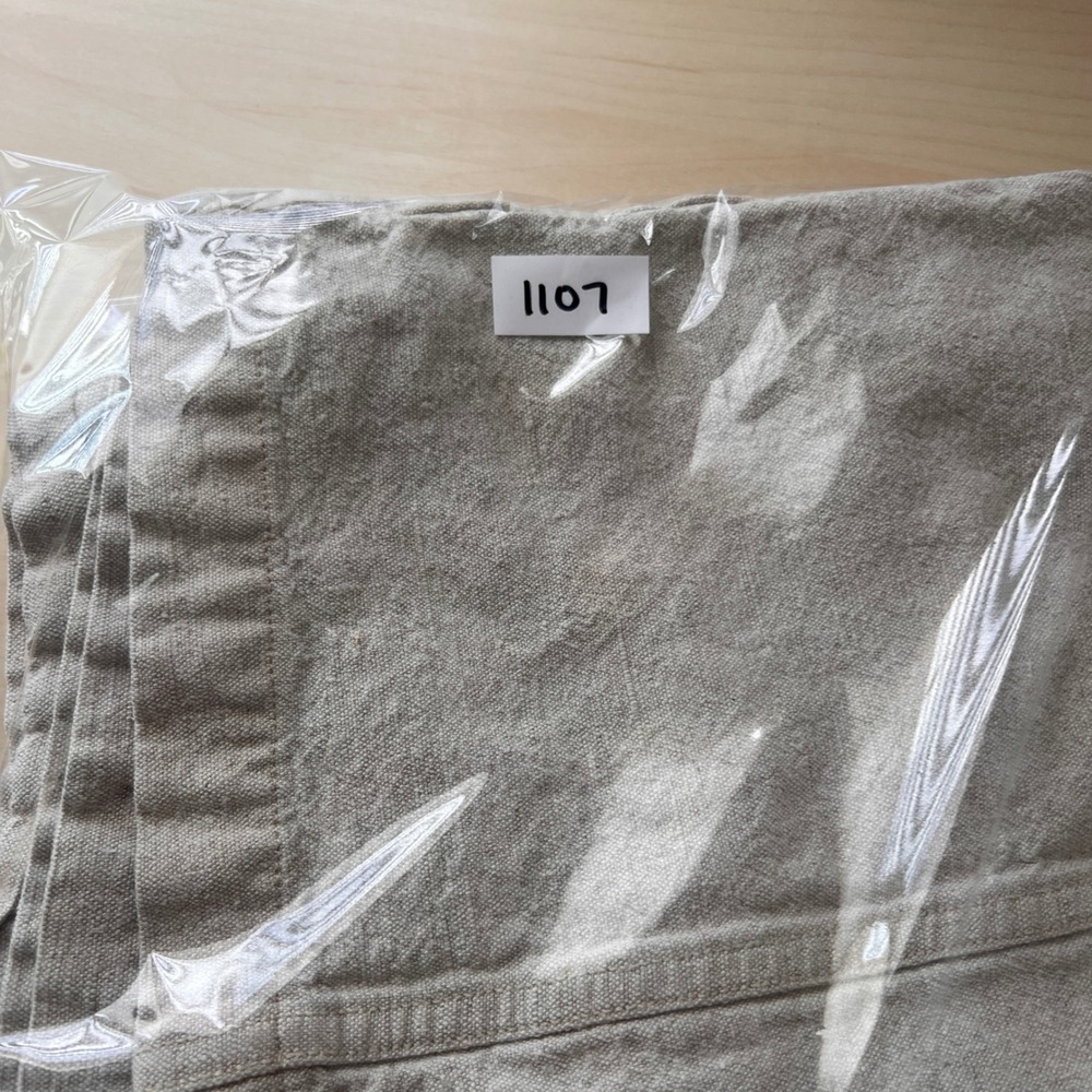 Cherokee Skort Women 16 Beige Linen Cotton Button Front Mini Skirt Vintage - Picture 11 of 11